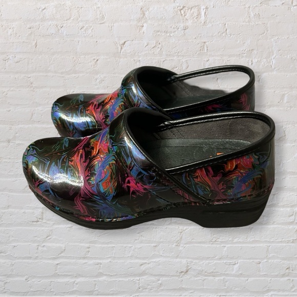 Dansko Multicolor Patterned Clogs - Picture 3 of 9